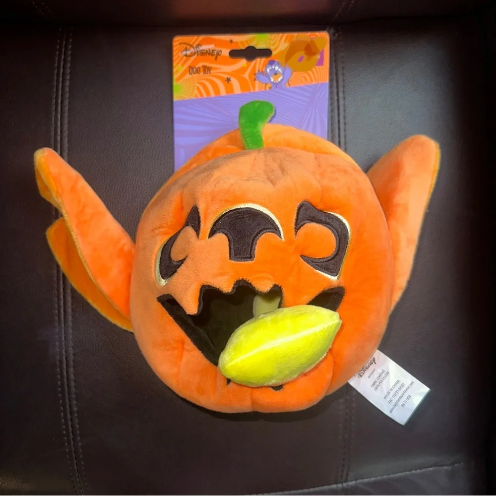 NWT Disney Stitch Halloween Lilo & Stitch Dog Toy RARE HTF Disney Fall Holiday